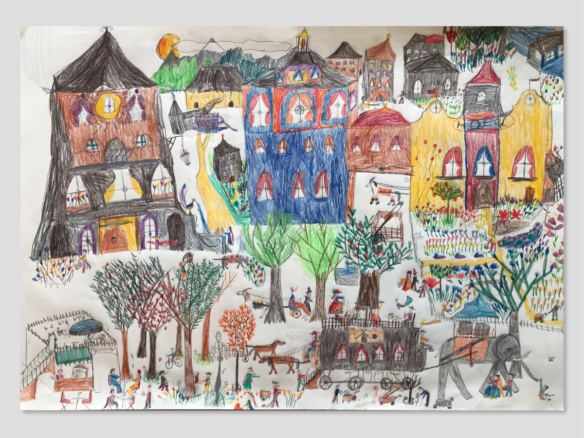 Stadt der Gärten Zeichnungswettbewerb Sternstunde Philosophie Schweizer Fernsehen SRF 