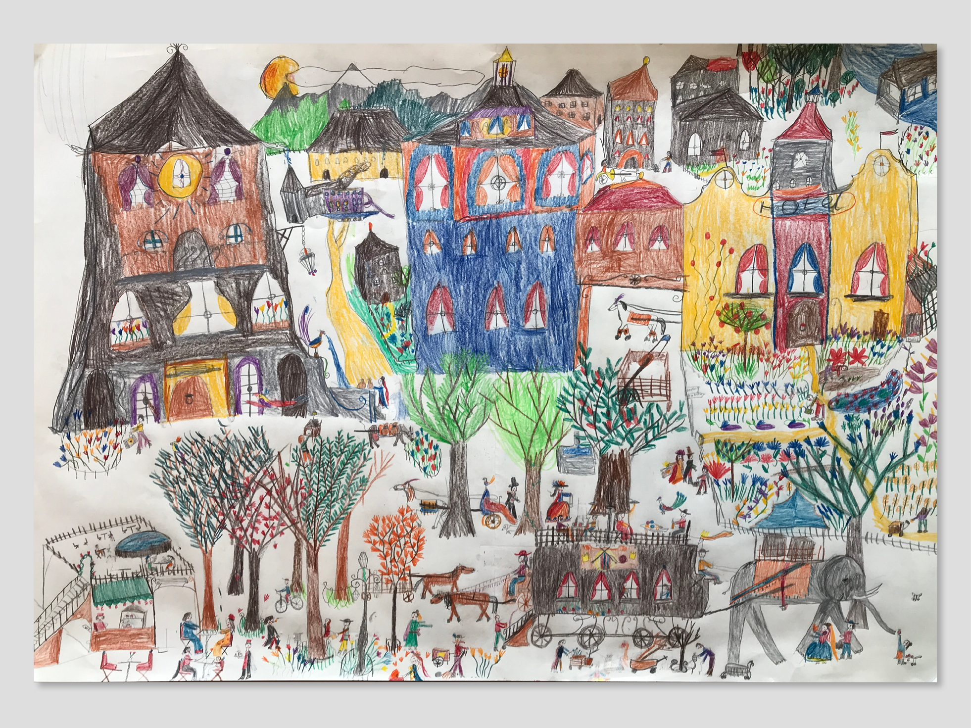 Stadt der Gärten Zeichnungswettbewerb Sternstunde Philosophie Schweizer Fernsehen SRF